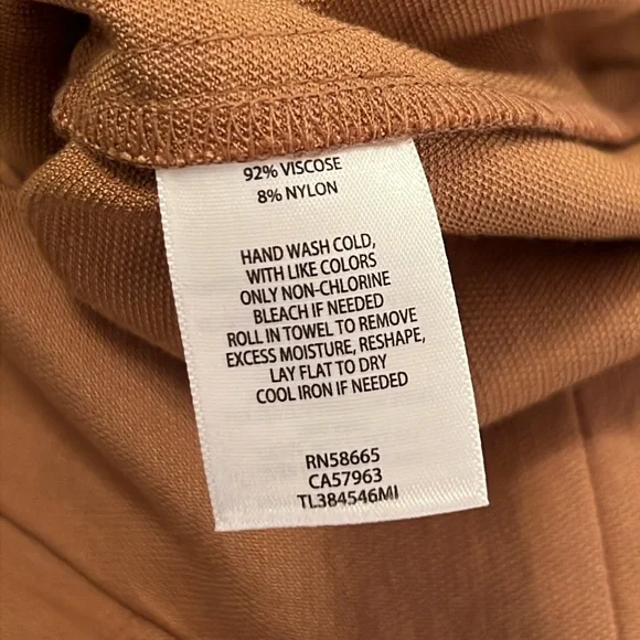 Leith Front Tie Trousers Tan Lion XS - Picture 11 of 12